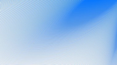 Arkaplan veya sunum için mavi çizgili dalga soyut arkaplan