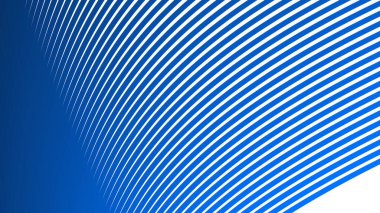 Arkaplan veya sunum için mavi çizgili dalga soyut arkaplan