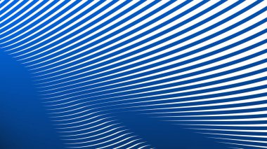 Arkaplan veya sunum için mavi çizgili dalga soyut arkaplan