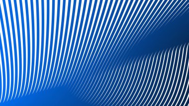 Arkaplan veya sunum için mavi çizgili dalga soyut arkaplan