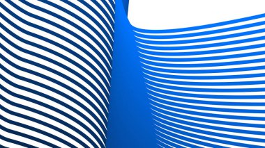 Arkaplan veya sunum için mavi çizgili dalga soyut arkaplan