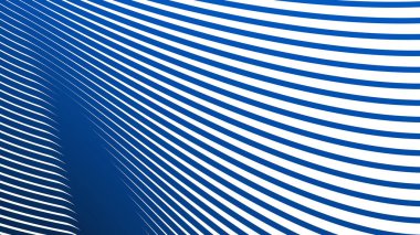 Arkaplan veya sunum için mavi çizgili dalga soyut arkaplan