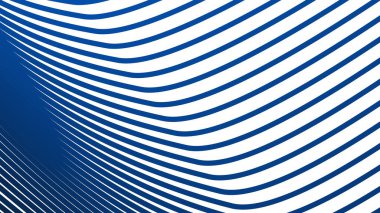 Arkaplan veya sunum için mavi çizgili dalga soyut arkaplan