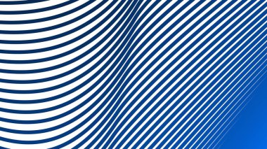 Arkaplan veya sunum için mavi çizgili dalga soyut arkaplan