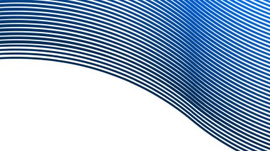 Arkaplan veya sunum için mavi çizgili dalga soyut arkaplan