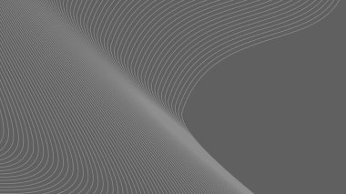 Arkaplan veya sunum için eğri çizgili gri soyut arkaplan