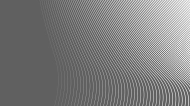 Arkaplan veya sunum için eğri çizgili gri ve beyaz arkaplan
