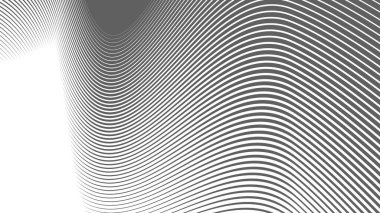 Arkaplan veya sunum için eğri çizgili gri ve beyaz arkaplan