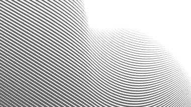 Arkaplan veya sunum için eğri çizgili gri ve beyaz arkaplan