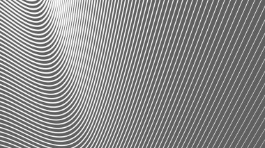 Arkaplan veya sunum için eğri çizgili gri ve beyaz arkaplan