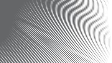 Arkaplan veya sunum için gri çizgili çizgi soyut arkaplan