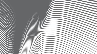 Arkaplan veya sunum için gri çizgili çizgi soyut arkaplan