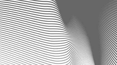 Arkaplan veya sunum için gri çizgili çizgi soyut arkaplan