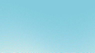 Arkaplan veya sunum için eğri çizgisi olan Gökyüzü Mavi soyut arkaplan