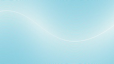 Arkaplan veya sunum için eğri çizgisi olan Gökyüzü Mavi soyut arkaplan