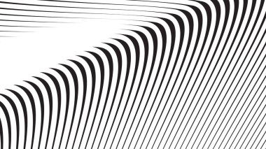 Siyah ve beyaz çizgiler soyut arkaplan vektör resmi