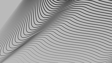 Siyah eğri çizgileri soyut arkaplan