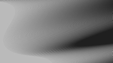 Siyah eğri çizgileri soyut arkaplan