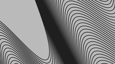 Siyah eğri çizgileri soyut arkaplan