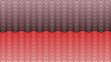 Kırmızı dalga çizgi deseni soyut arkaplan
