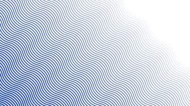 Arkaplan veya sunum için mavi dalga çizgi deseni soyut arkaplan