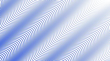 Arkaplan veya sunum için mavi dalga çizgi deseni soyut arkaplan