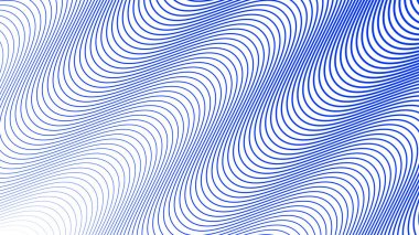 Arkaplan veya sunum için mavi dalga çizgi deseni soyut arkaplan