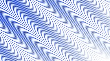 Arkaplan veya sunum için mavi dalga çizgi deseni soyut arkaplan