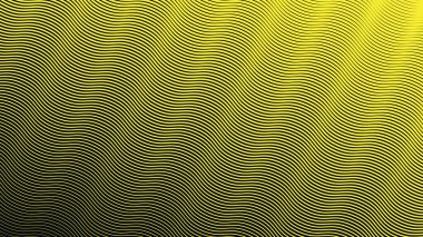 Sarı dalga çizgileri şablon arkaplan vektörü resmi