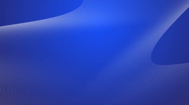 Bue dalgalı eğri çizgisi soyut arkaplan