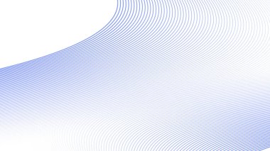 Bue dalgalı eğri çizgisi soyut arkaplan