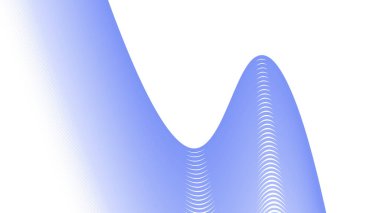 Bue dalgalı eğri çizgisi soyut arkaplan