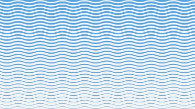 Arkaplan veya sunum için Açık Mavi dalgalı, pürüzsüz desen vektör resmi