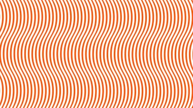 Arkaplan veya sunum için turuncu dalgalı çizgi deseni soyut arkaplan