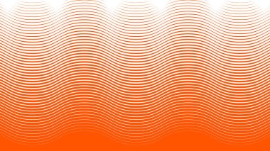 Arkaplan veya sunum için turuncu dalgalı çizgi deseni soyut arkaplan