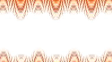 Arkaplan veya sunum için turuncu dalgalı çizgi deseni soyut arkaplan