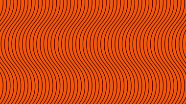 Arkaplan veya sunum için turuncu dalgalı çizgi deseni soyut arkaplan