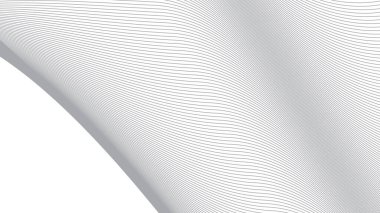 Arkaplan veya sunum için gri eğri çizgileri soyut arkaplan vektör resmi