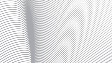 Arkaplan veya sunum için gri eğri çizgileri soyut arkaplan vektör resmi