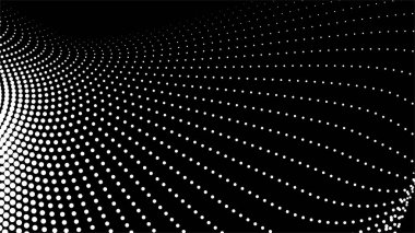 Siyah yarım ton şablonu soyut arkaplan vektör resmi