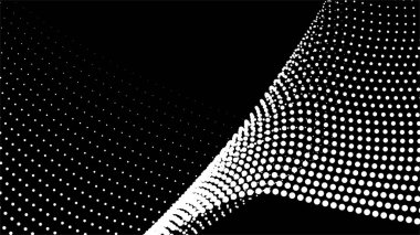 Siyah yarım ton şablonu soyut arkaplan vektör resmi