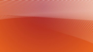 Arkaplan veya sunum için eğri çizgisi olan turuncu soyut arkaplan