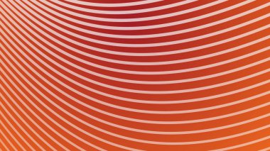 Arkaplan veya sunum için eğri çizgisi olan turuncu soyut arkaplan