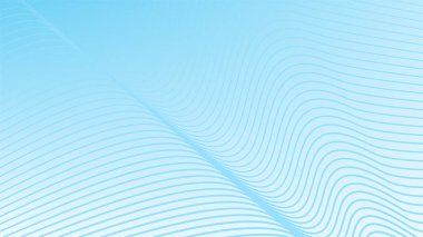 Eğri çizgisi olan mavi gradyan soyut arkaplan