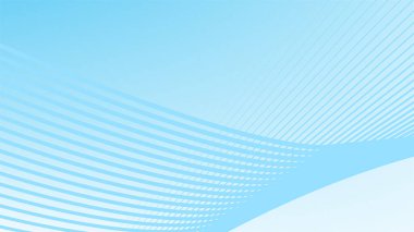 Eğri çizgisi olan mavi gradyan soyut arkaplan