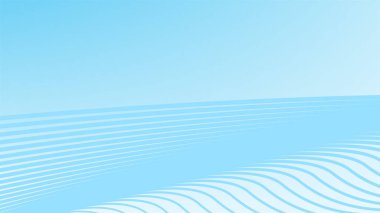 Eğri çizgisi olan mavi gradyan soyut arkaplan