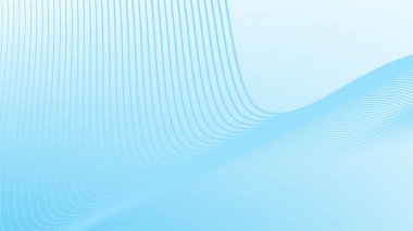 Eğri çizgisi olan mavi gradyan soyut arkaplan