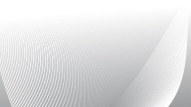 Arkaplan veya sunum için eğri çizgisi olan gri soyut arkaplan