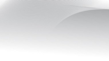 Arkaplan veya sunum için eğri çizgisi olan gri soyut arkaplan