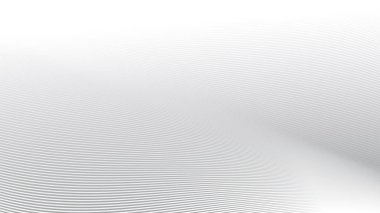 Arkaplan veya sunum için eğri çizgisi olan gri soyut arkaplan